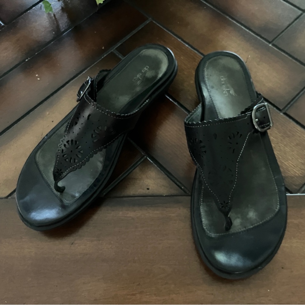Dansko Black Sandals